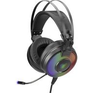 1MIC AULA Eclipse Headset + mikrofon RGB rainbow effekt