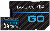 FL MicroSD Card + adapter 64GB TEAMGroup U3 4K 90MB/s TGUSDX64GU303