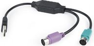 KAB Cablexpert 2xPS2 to USB átalakító kábel UAPS12-BK