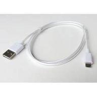KAB USB micro A/B 1,0 m telefonokhoz, fehér