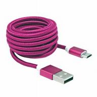 KAB USB micro kábel A/Micro 1.5 méter SBOX/Rózsaszín